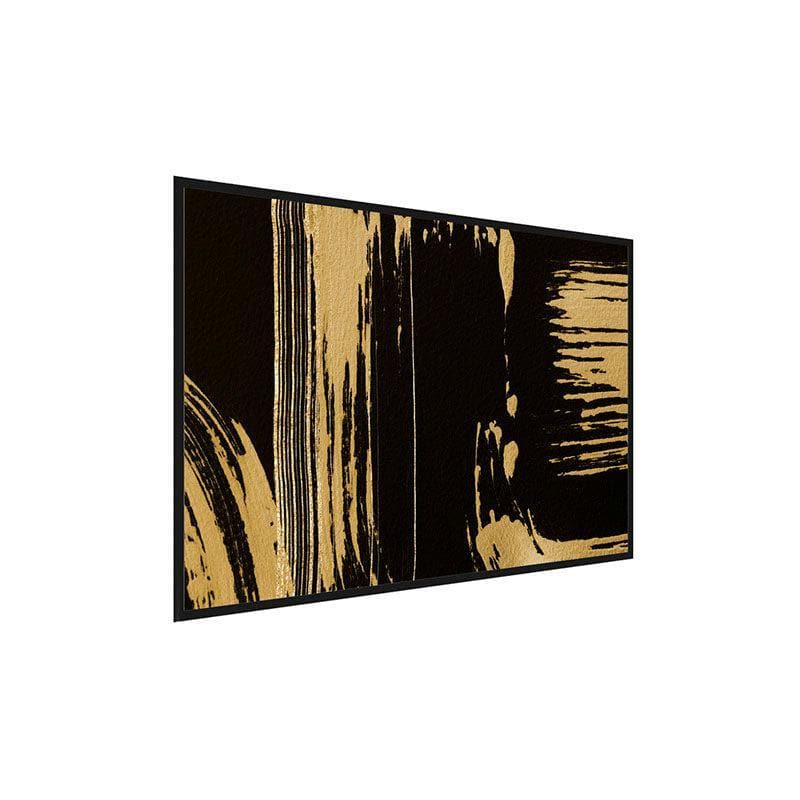 Wall Art & Paintings - Luxury Gold Canvas Painting - Black Frame