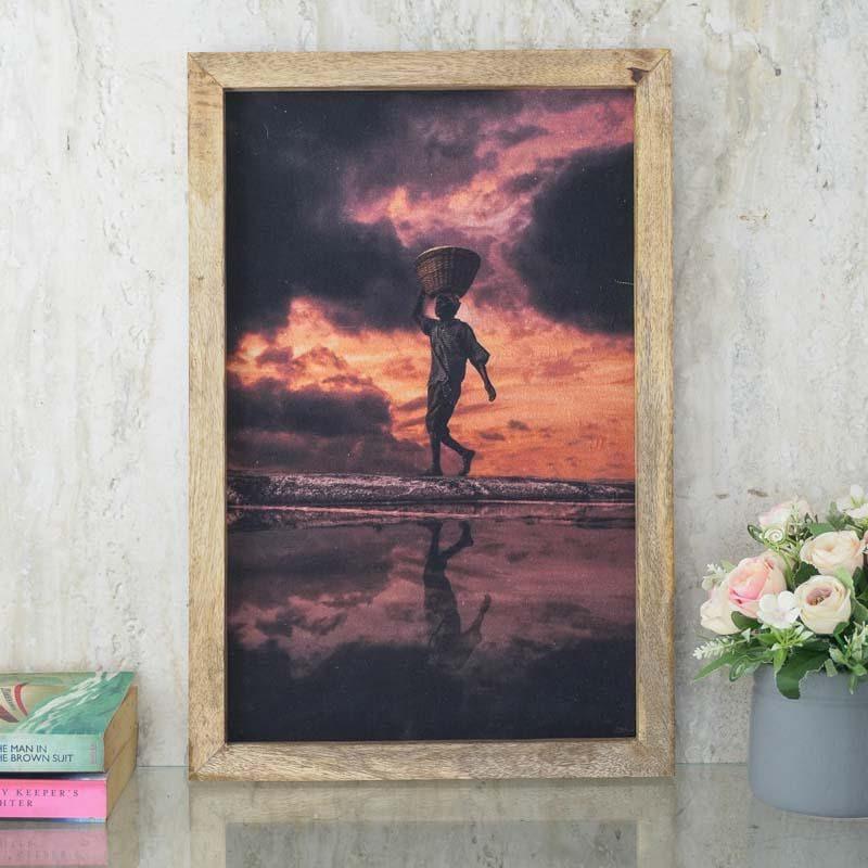 Wall Art & Paintings - Man on the Beach Canvas Painting