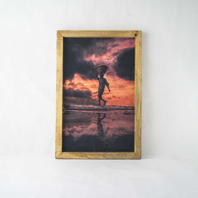 Wall Art & Paintings - Man on the Beach Canvas Painting