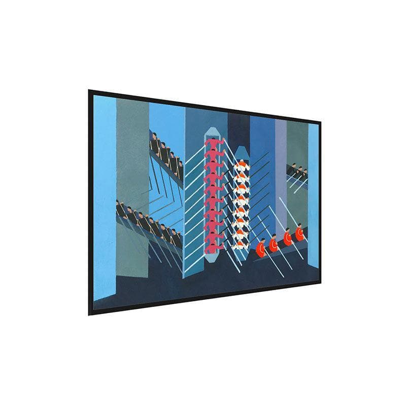 Wall Art & Paintings - Maquette Canvas Painting - Black Frame