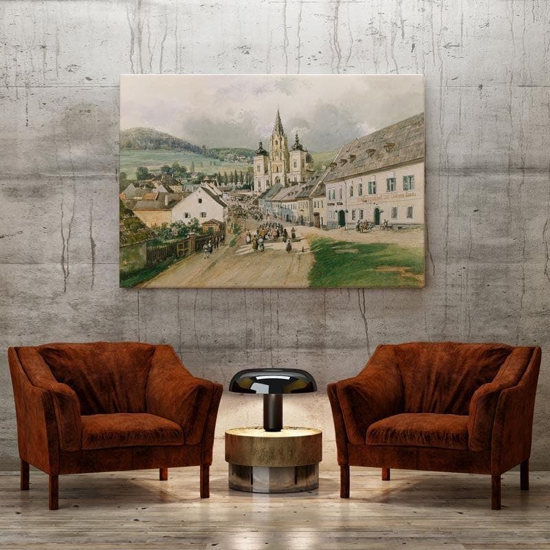 Buy Mariazell Painting - Thomas Ender - Gallery Wrap Wall Art & Paintings from Vaaree