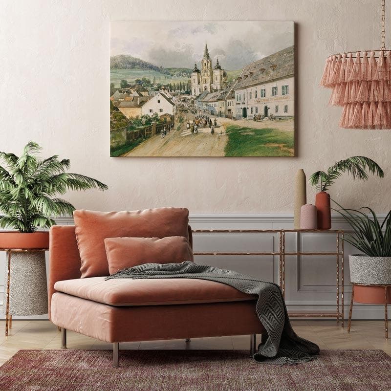 Buy Mariazell Painting - Thomas Ender - Gallery Wrap Wall Art & Paintings from Vaaree