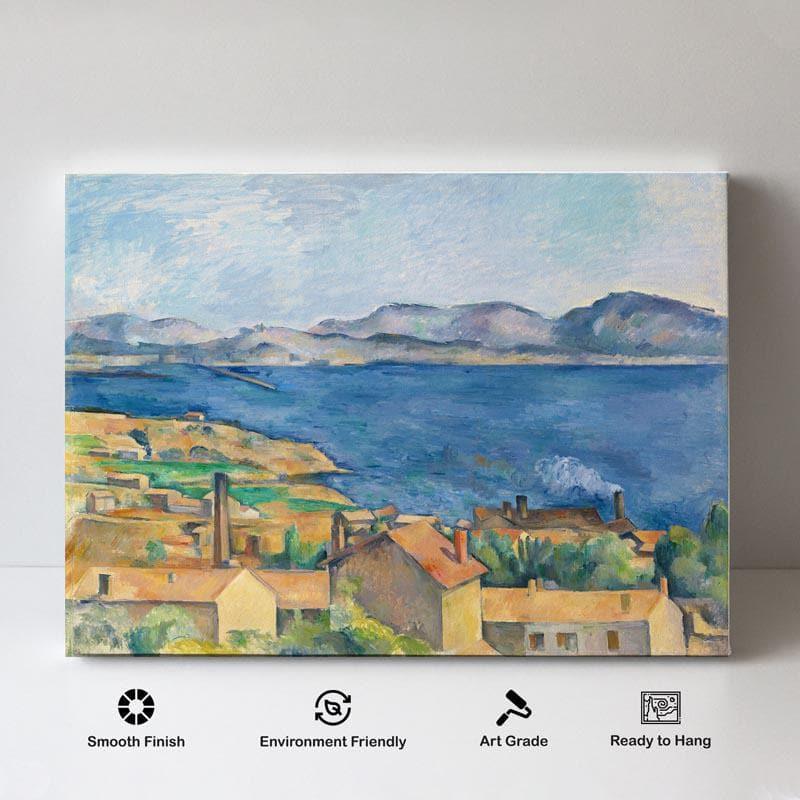 Buy Marseille Painting - Paul Cezanne - Gallery Wrap Wall Art & Paintings from Vaaree