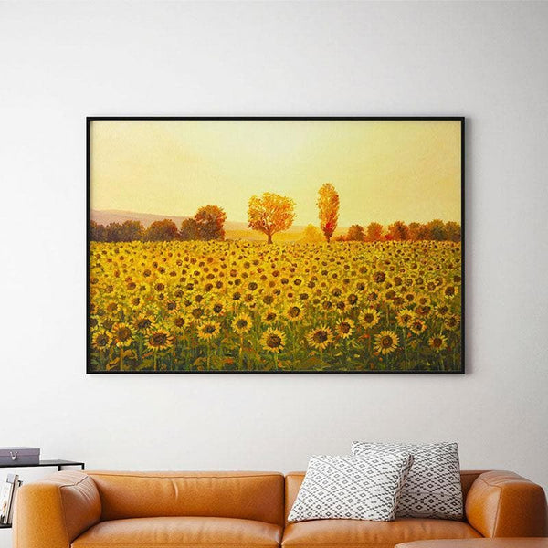 Wall Art & Paintings - Memories Of The Summer Wall Painting - Black Frame