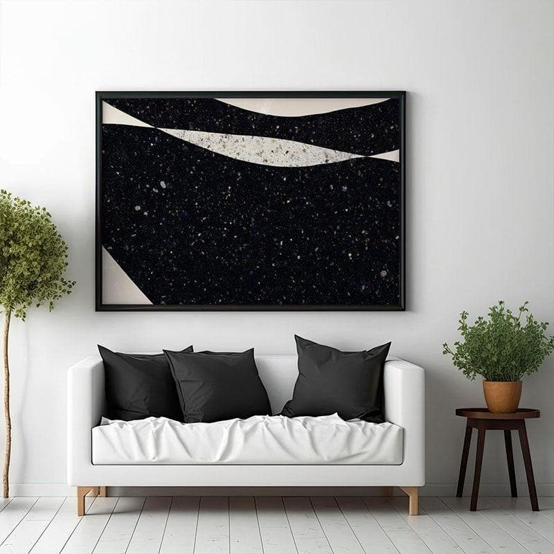 Wall Art & Paintings - Modern Landscape Painting - Black Frame