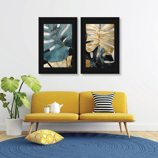 Wall Art & Paintings - Monstera Fun Wall Art - Set Of Two