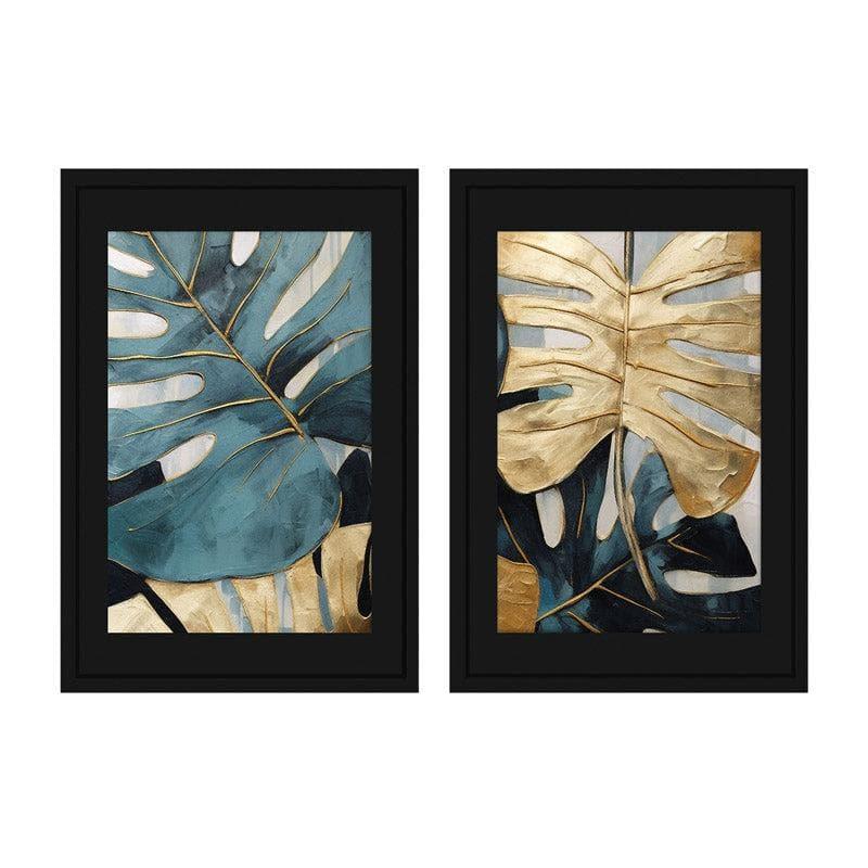 Wall Art & Paintings - Monstera Fun Wall Art - Set Of Two