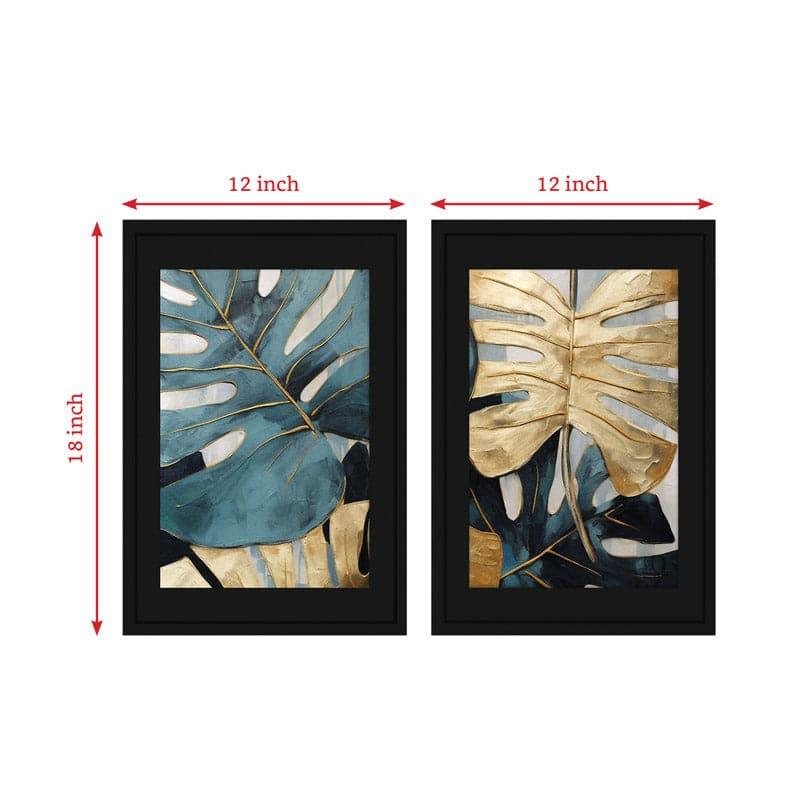 Wall Art & Paintings - Monstera Fun Wall Art - Set Of Two