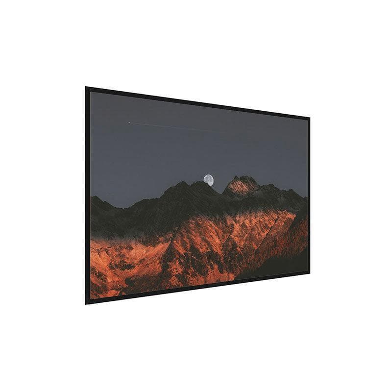 Buy Moon & Mountains Wall Painting - Black Frame Wall Art & Paintings from Vaaree