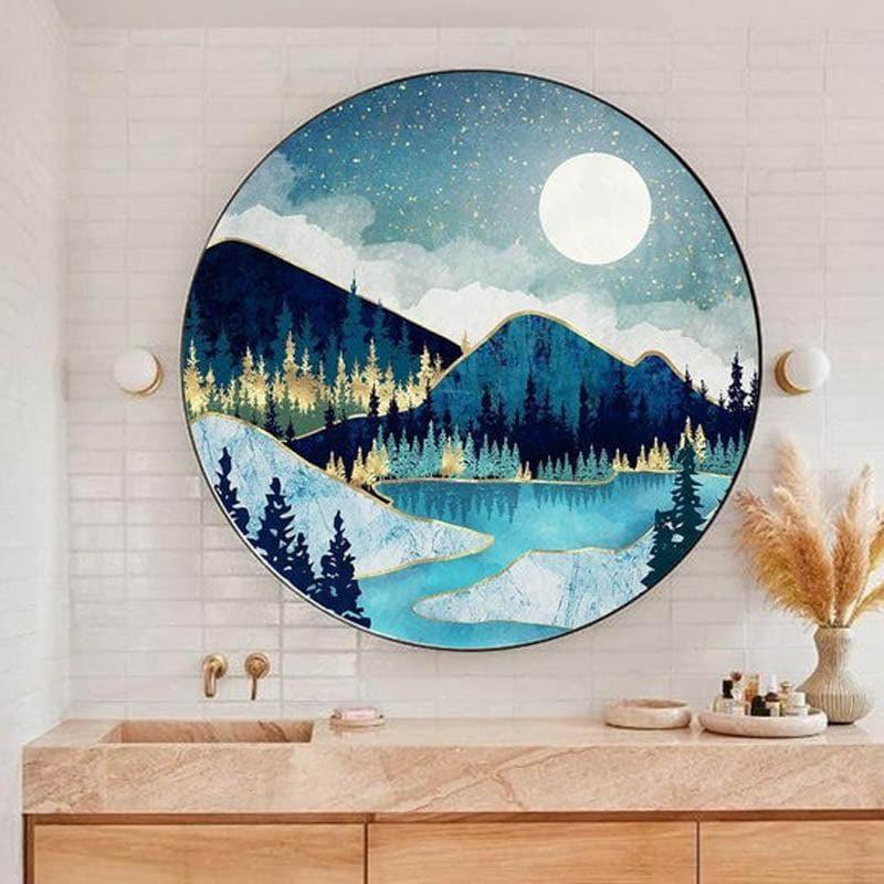 Buy Moonlit Nature Wall Art Wall Art & Paintings from Vaaree