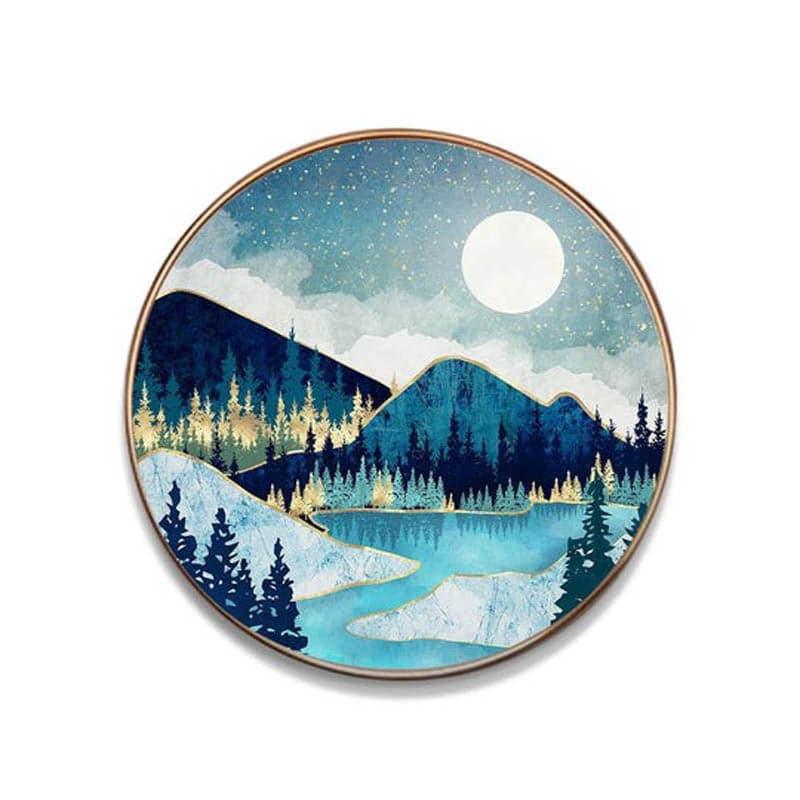 Buy Moonlit Nature Wall Art Wall Art & Paintings from Vaaree