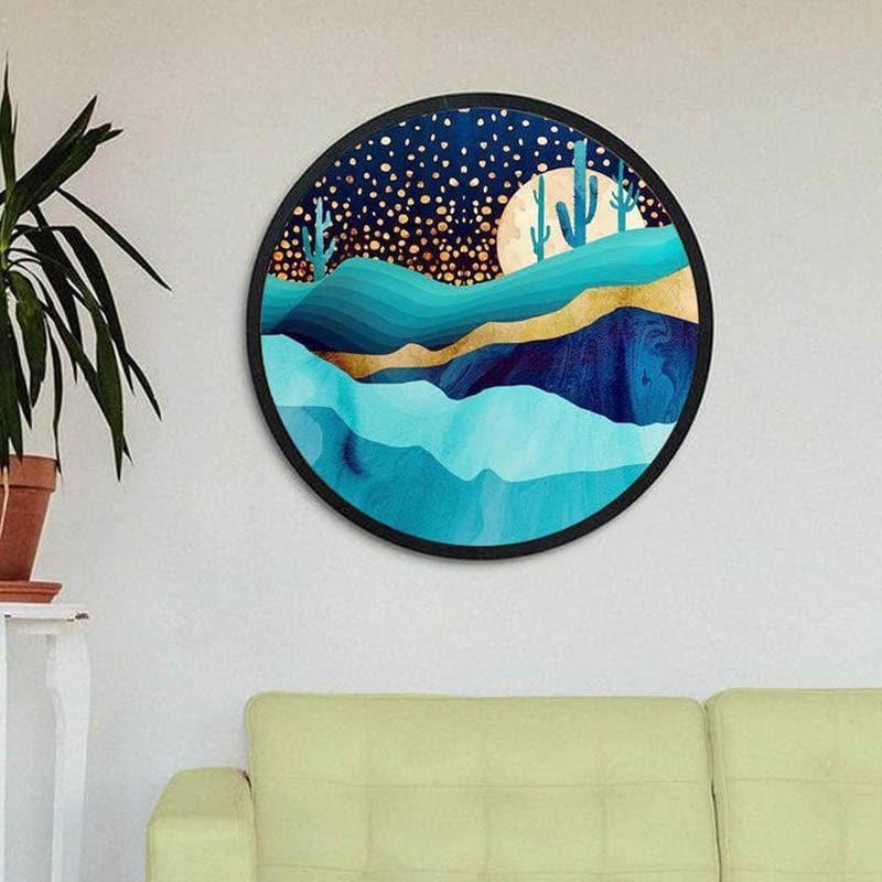 Wall Art & Paintings - Moonscape Wall Art - Set Of Three