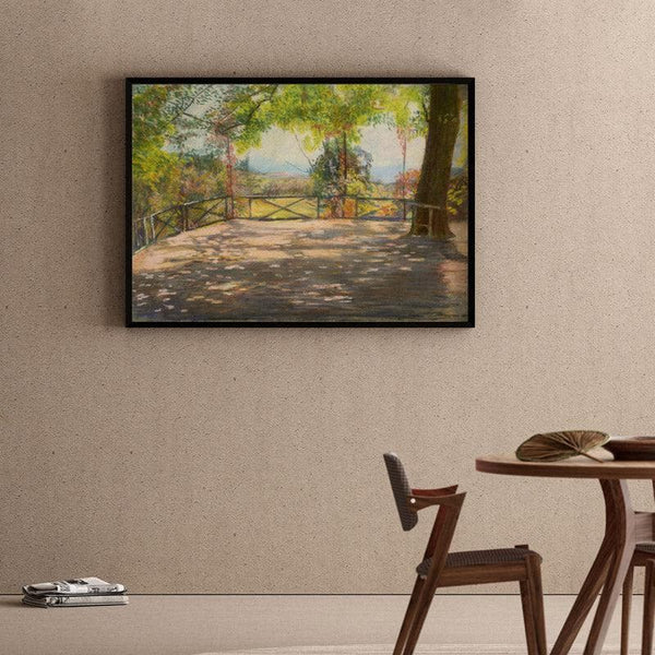 Wall Art & Paintings - Motif In Park By Ladislav Medňanský - Black Frame Wall Painting - Black Frame