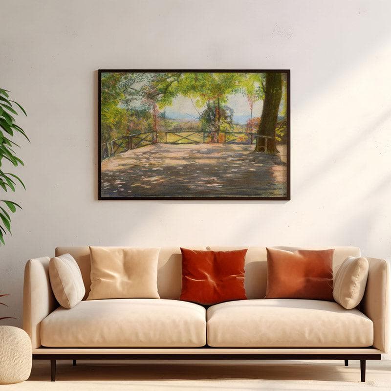 Wall Art & Paintings - Motif In Park By Ladislav Medňanský - Black Frame Wall Painting - Black Frame