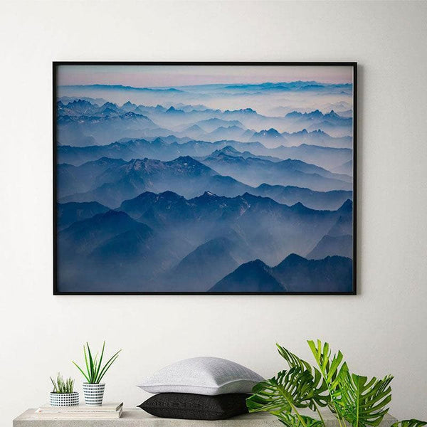 Buy Wall Art & Paintings - Mount Baker Snoqualmie National Forest Wall Painting - Black Frame at Vaaree online