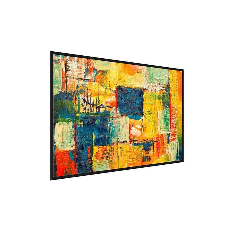 Wall Art & Paintings - Multi-colored Abstract Art - Black Frame