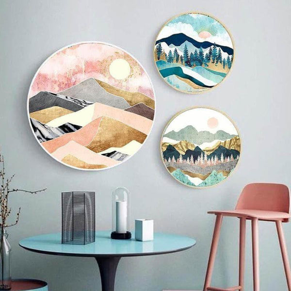 Wall Art & Paintings - Nature Landscape Wall Art - Set Of Three