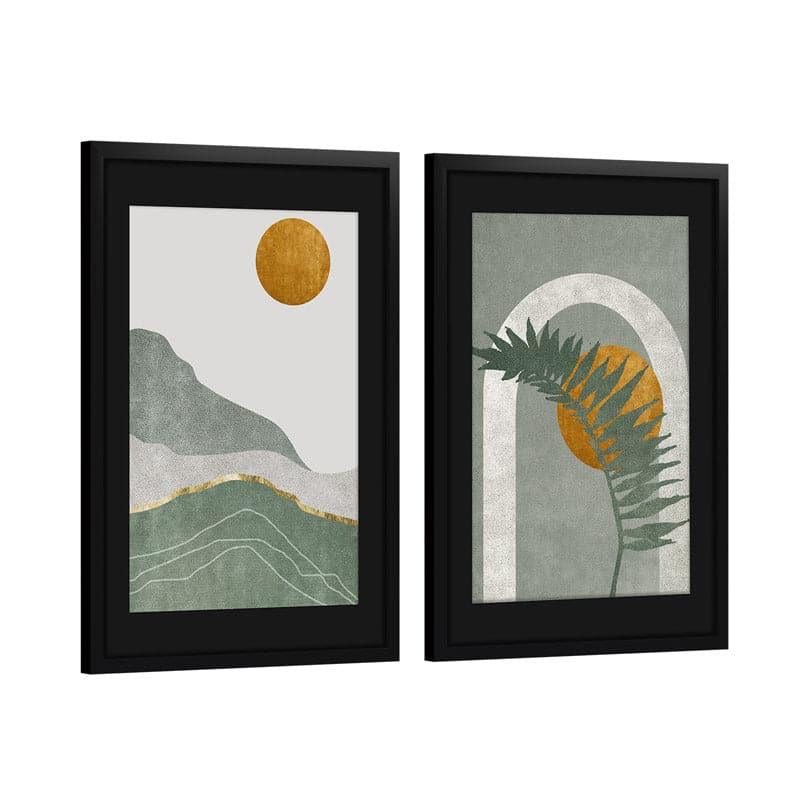 Wall Art & Paintings - Nature Up The Mountains Wall Art - Set Of Two