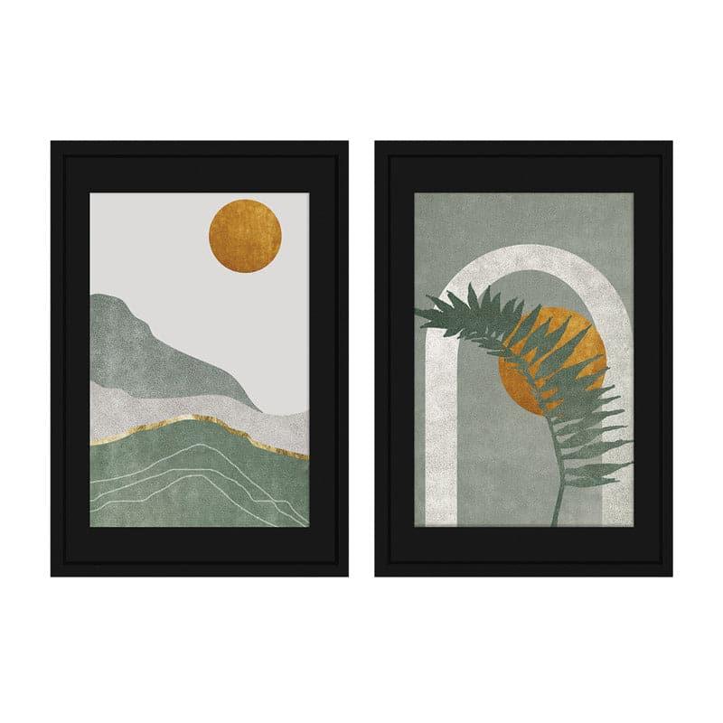 Wall Art & Paintings - Nature Up The Mountains Wall Art - Set Of Two