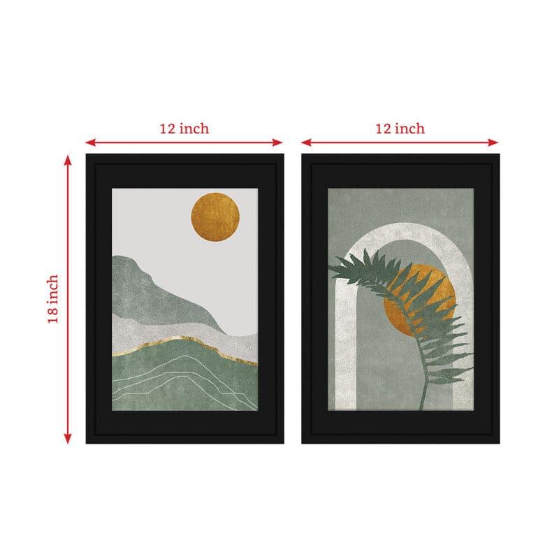 Buy Nature Up The Mountains Wall Art - Set Of Two Wall Art & Paintings from Vaaree