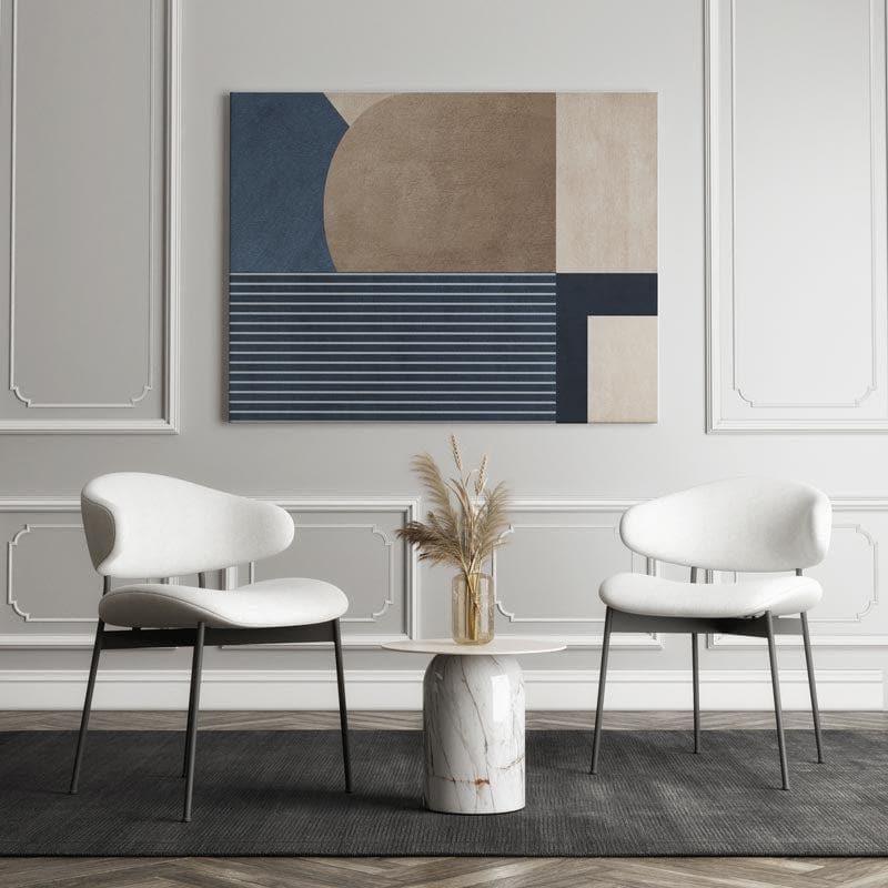 Buy Navy Geometric figures - Gallery Wrap Wall Art & Paintings from Vaaree