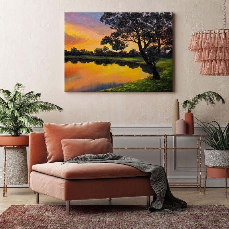 Wall Art & Paintings - Near The Lake Wall Painting - Gallery Wrap