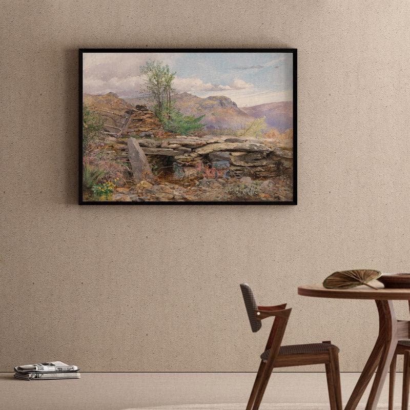 Wall Art & Paintings - North Wales Wall Painting - Black Frame