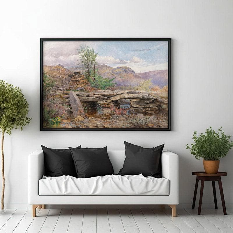 Wall Art & Paintings - North Wales Wall Painting - Black Frame