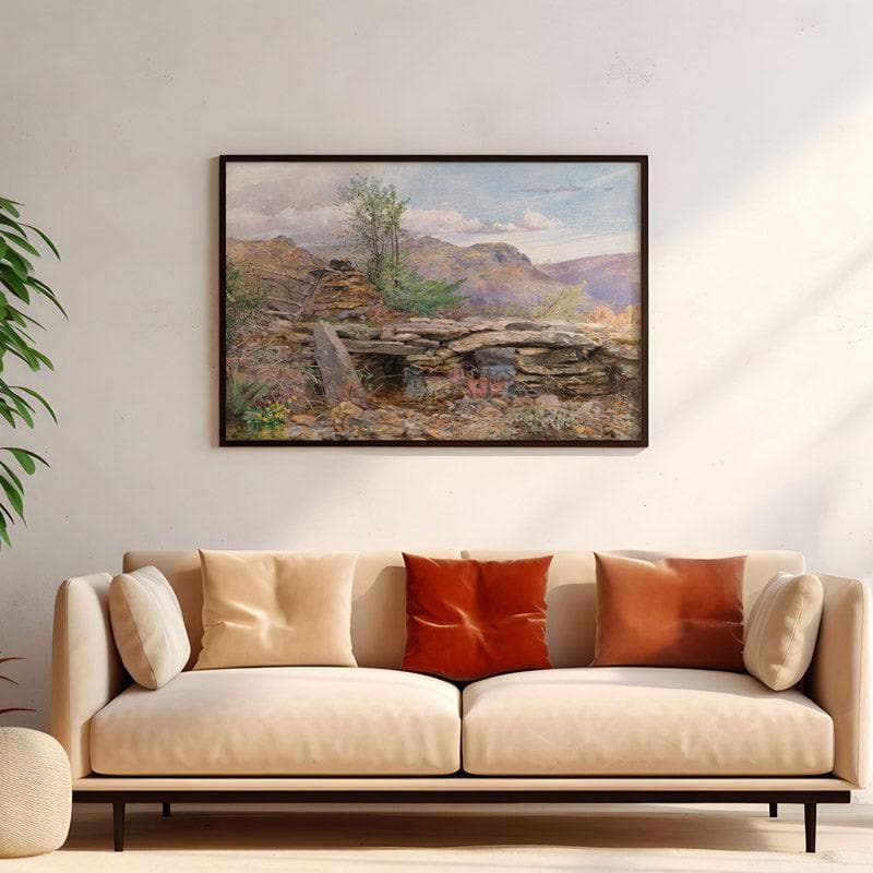 Wall Art & Paintings - North Wales Wall Painting - Black Frame