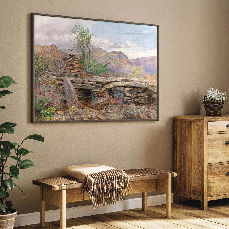 Wall Art & Paintings - North Wales Wall Painting - Black Frame