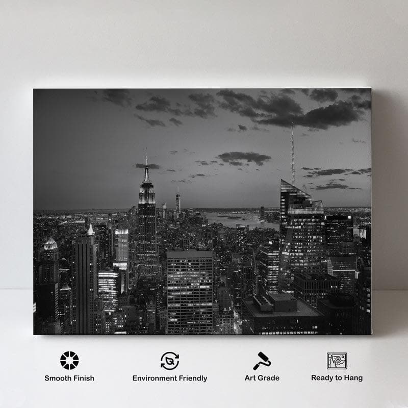 Wall Art & Paintings - NY Cityscapes Wall Painting - Gallery Wrap