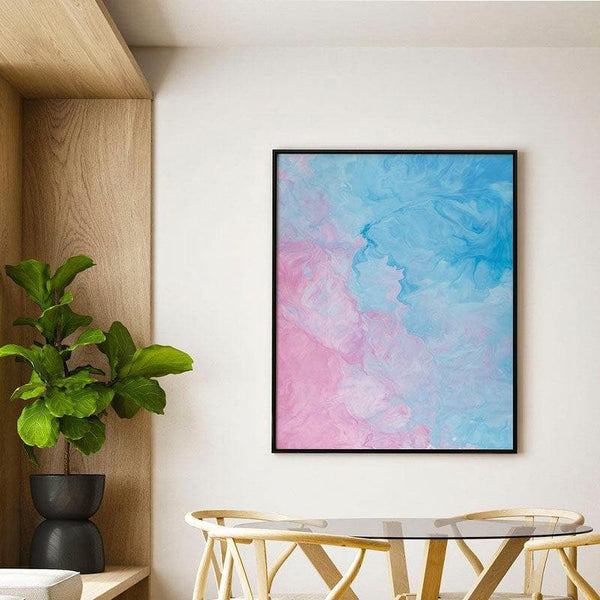 Wall Art & Paintings - Ocean Of Colors Wall Painting - Black Frame