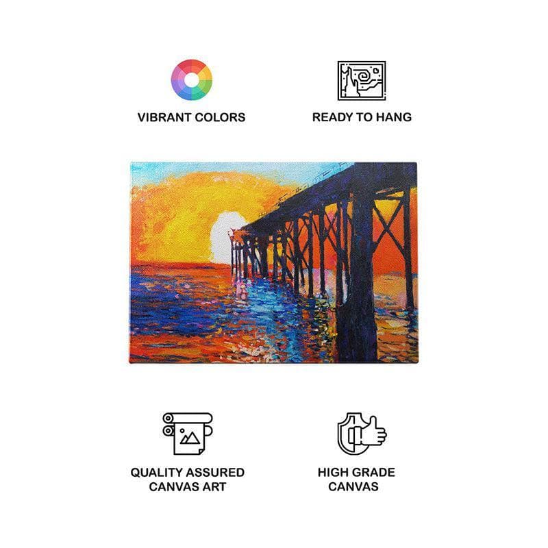 Buy Ocean View Wall Painting - Gallery Wrap Wall Art & Paintings from Vaaree