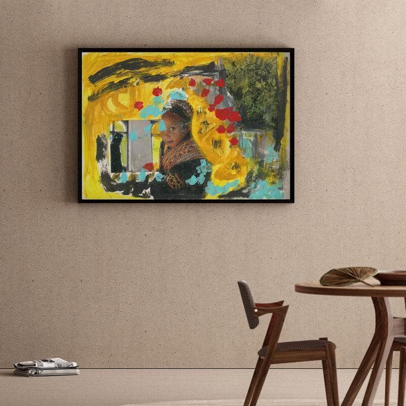 Wall Art & Paintings - Paint My World Wall Painting - Black Frame