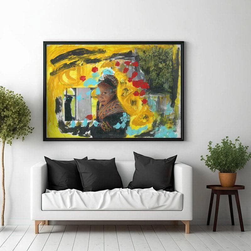 Wall Art & Paintings - Paint My World Wall Painting - Black Frame