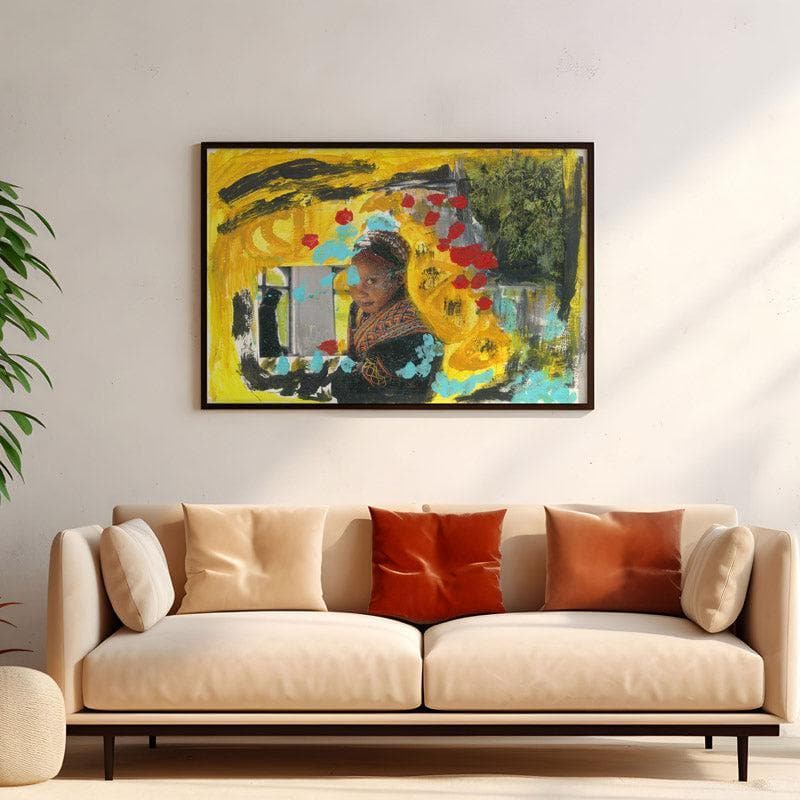 Wall Art & Paintings - Paint My World Wall Painting - Black Frame