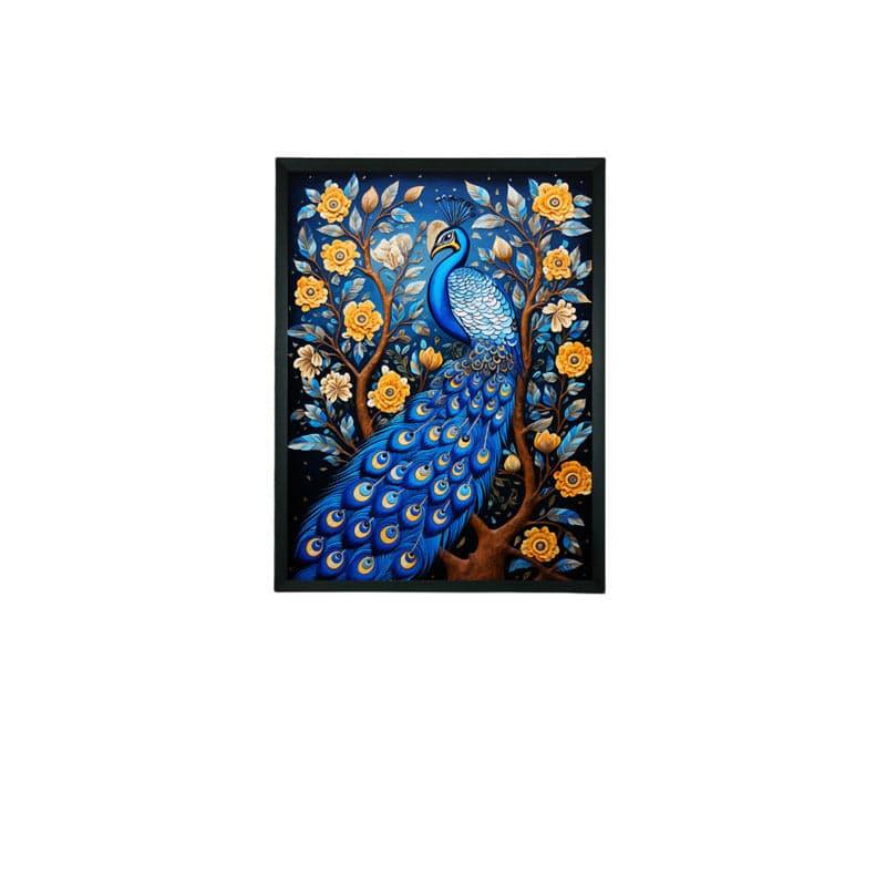 Buy Peacock Magica Wall Art Wall Art & Paintings from Vaaree