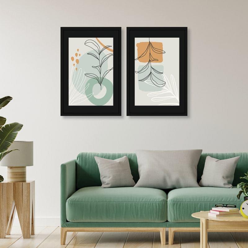 Buy Plant Paradise Wall Art - Set Of Two Wall Art & Paintings from Vaaree