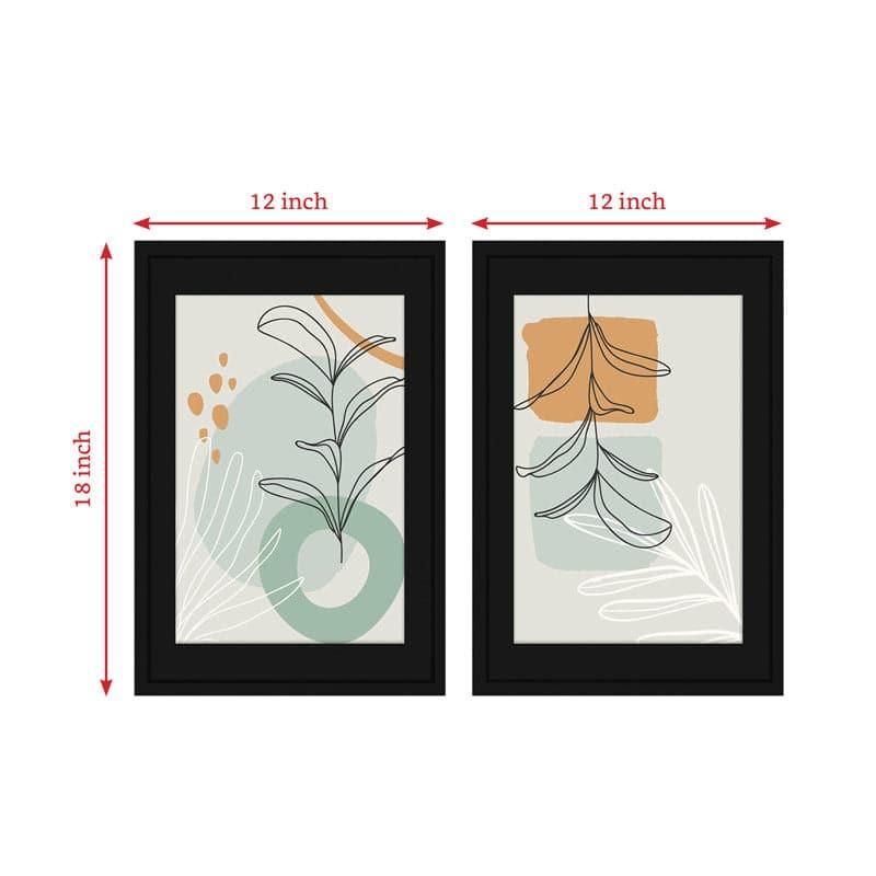 Buy Plant Paradise Wall Art - Set Of Two Wall Art & Paintings from Vaaree