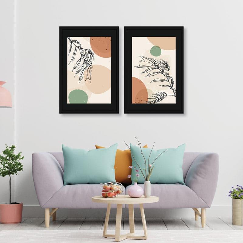 Wall Art & Paintings - Plant Whimsy Wall Art - Set Of Two