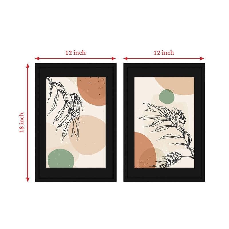 Buy Plant Whimsy Wall Art - Set Of Two Wall Art & Paintings from Vaaree