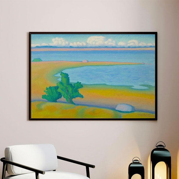 Wall Art & Paintings - Promontory Canvas Painting - Black Frame