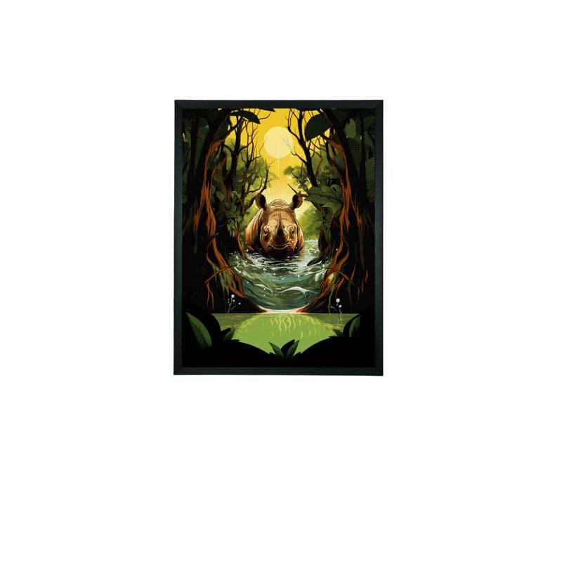 Buy Rhino Wander Wall Art Wall Art & Paintings from Vaaree