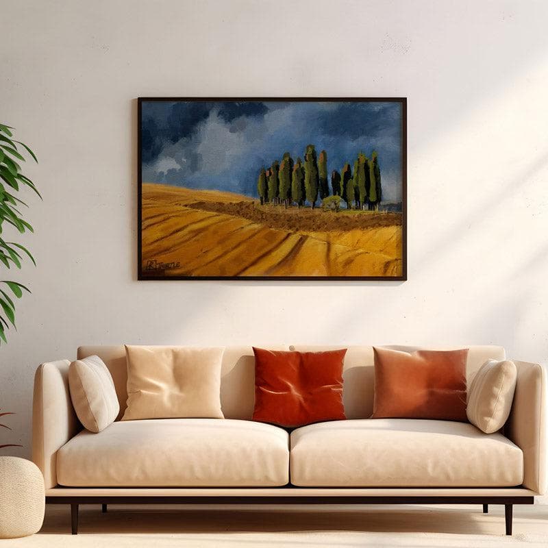 Wall Art & Paintings - Rising Storm Wall Painting - Black Frame