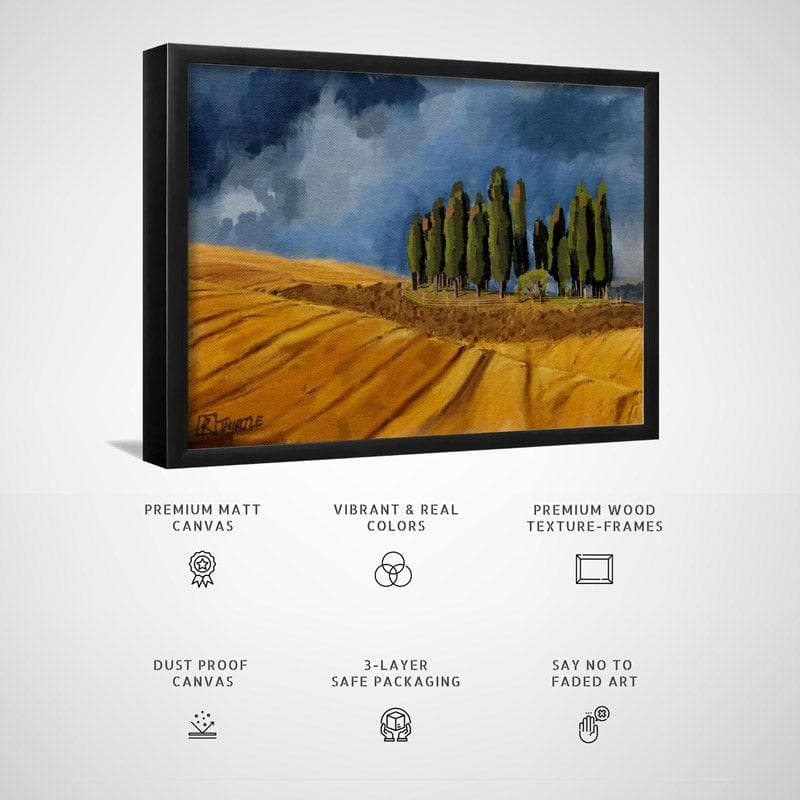 Wall Art & Paintings - Rising Storm Wall Painting - Black Frame