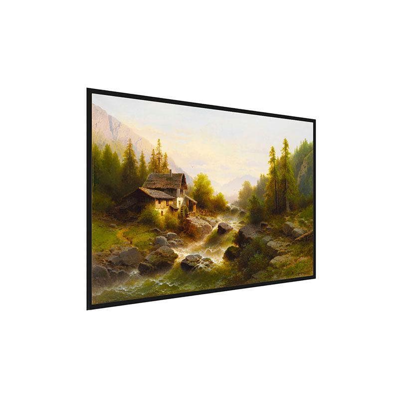 Wall Art & Paintings - River Valley Wall Painting - Black Frame