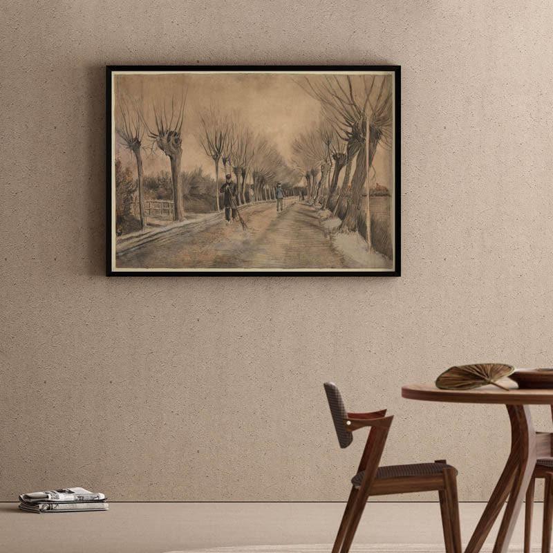 Wall Art & Paintings - Road In Etten By Vincent Van Gogh - Black Frame