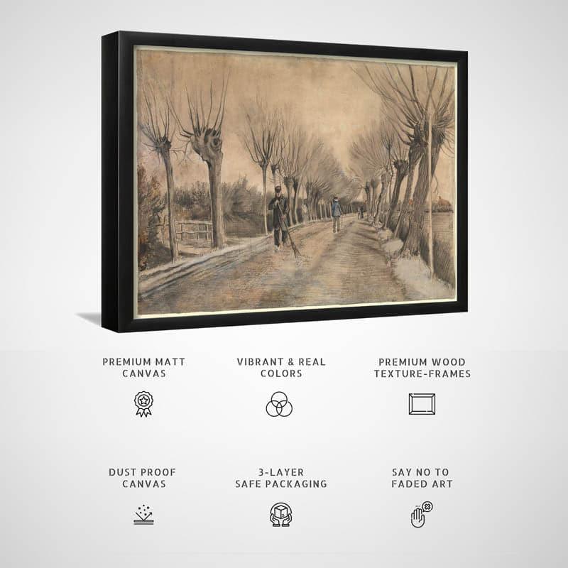 Wall Art & Paintings - Road In Etten By Vincent Van Gogh - Black Frame