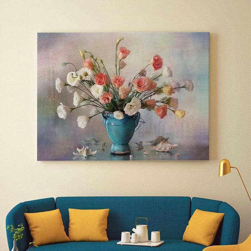 Wall Art & Paintings - Roses Flower Bouquet Wall Painting - Gallery Wrap