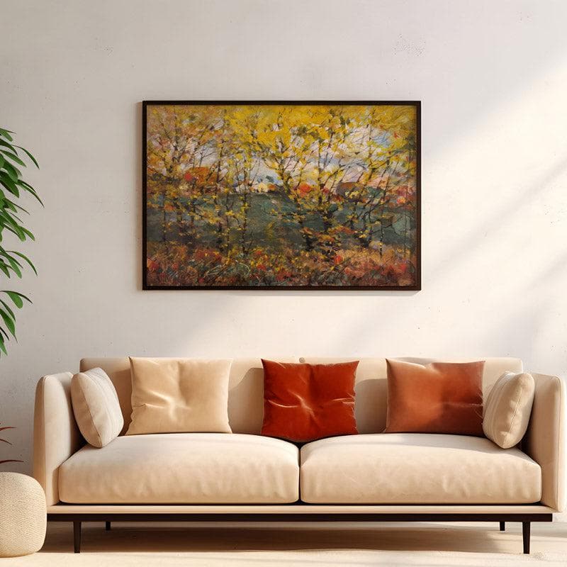 Buy Royal Oak Wall Painting - Black Frame Wall Art & Paintings from Vaaree